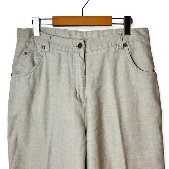 Woolrich Linen Stone  Wash Pants 12 - Picture 3 of 8